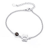 Personalisiertes Hundepfote Armband mit Bild & Gravur – Schmuckgeschenke zur Erinnerung Haustiere